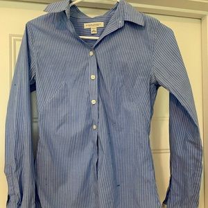 Banana republic non-iron fitted button up blouse